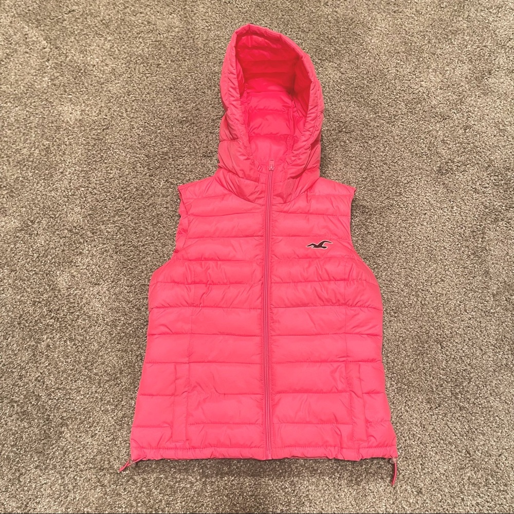 Hollister girls puffer vest